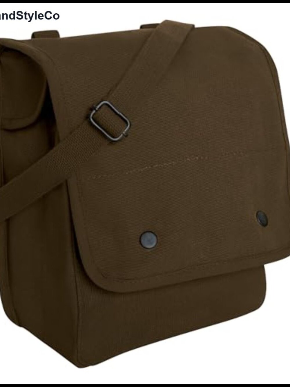Heavyweight Canvas Map Case Shoulder Bag Organizer Crossbody Travel